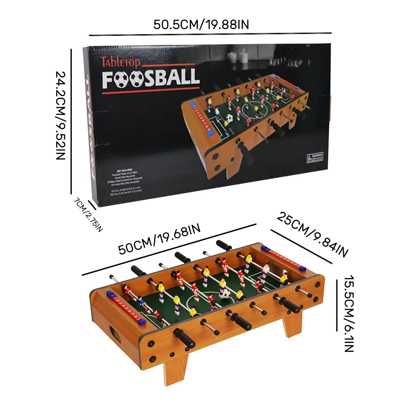 Mini Tabletop Foosball Game