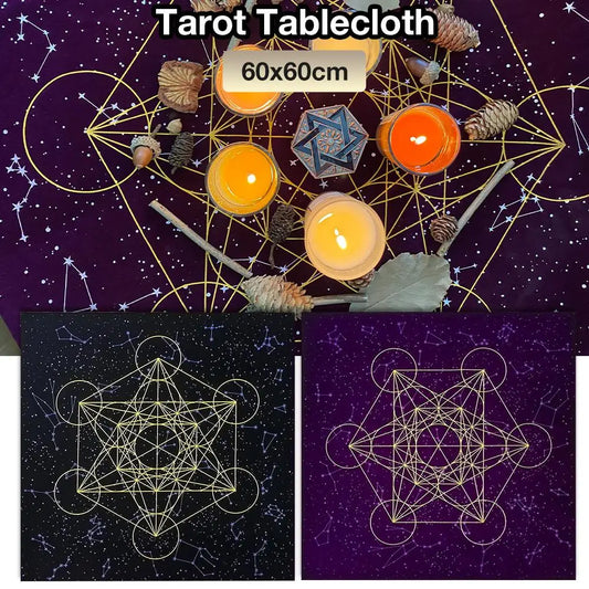 60x60 CM Tarot Card Tablecloth