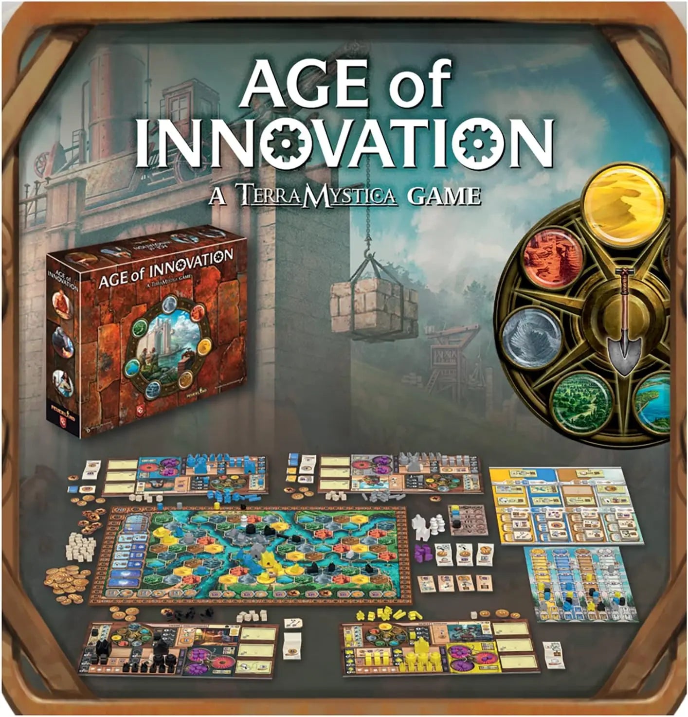 Age of Innovation - Faction Strategy Board Game, Ages 14+