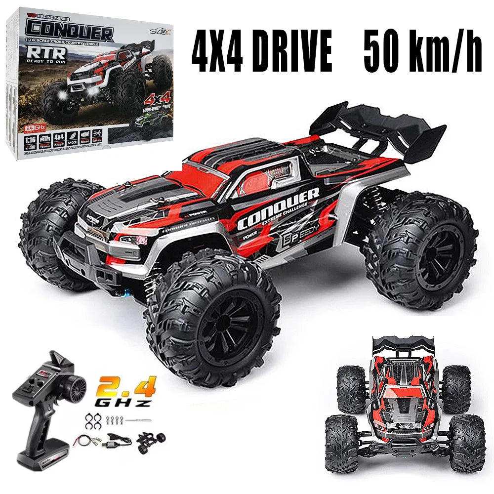 RC Cars 50km/h 2.4G 4WD Off Road Monster Truck